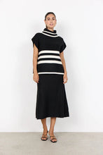 Load image into Gallery viewer, Black High Neck Waistcoat- Soya Concept