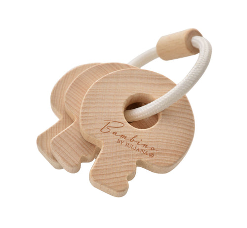 1775 - Bambino Toy Wooden Keys - Widdop
