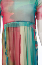 Load image into Gallery viewer, 24140- Kate Cooper Mesh Print Dress