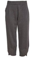 Load image into Gallery viewer, 24231- Stripe trouser wrap over @ hem- Black &amp; Hem- Naya