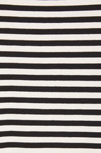 Load image into Gallery viewer, 24132- Stripe Top w/ Plain Sleeve- Black &amp; Sand- Naya