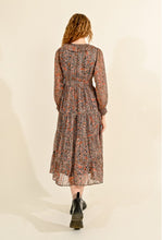 Load image into Gallery viewer, 533 - Printed Dress with Ruff Detail - Molly Bracken