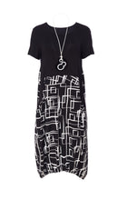 Load image into Gallery viewer, 156 Geometrical Print Dress/ Necklace - Ora