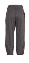 Load image into Gallery viewer, 24231- Stripe trouser wrap over @ hem- Black &amp; Hem- Naya