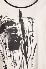 Load image into Gallery viewer, 24277- Placement print top with contrast sleeve- Naya