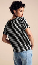 Load image into Gallery viewer, 321782- Knitted T-Shirt- Black &amp; White- Street One