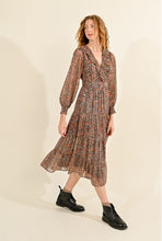 Load image into Gallery viewer, 533 - Printed Dress with Ruff Detail - Molly Bracken