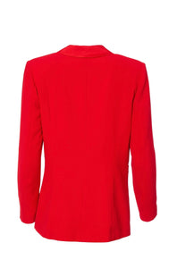 24131- Kate Cooper Jacket with Satin Collar- Chilli