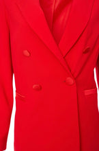 Load image into Gallery viewer, 24131- Kate Cooper Jacket with Satin Collar- Chilli