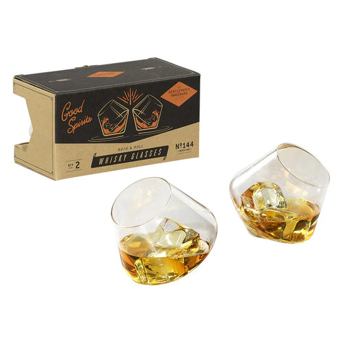 144 - Rocking Whiskey Glasses - Gentlemen's Hardware