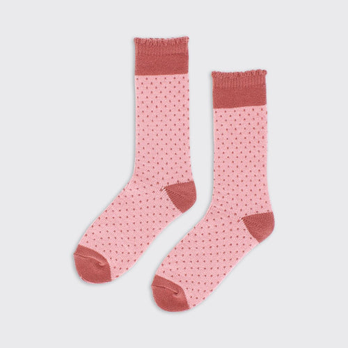 04900 - Ella Super Soft Socks - Pink - Forever England