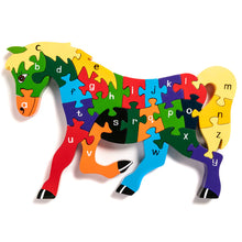 Load image into Gallery viewer, Alphabet Horse - Alphabet Jigsaw
