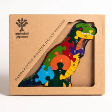 Load image into Gallery viewer, Number T-Rex - Alphabet Jigsaw