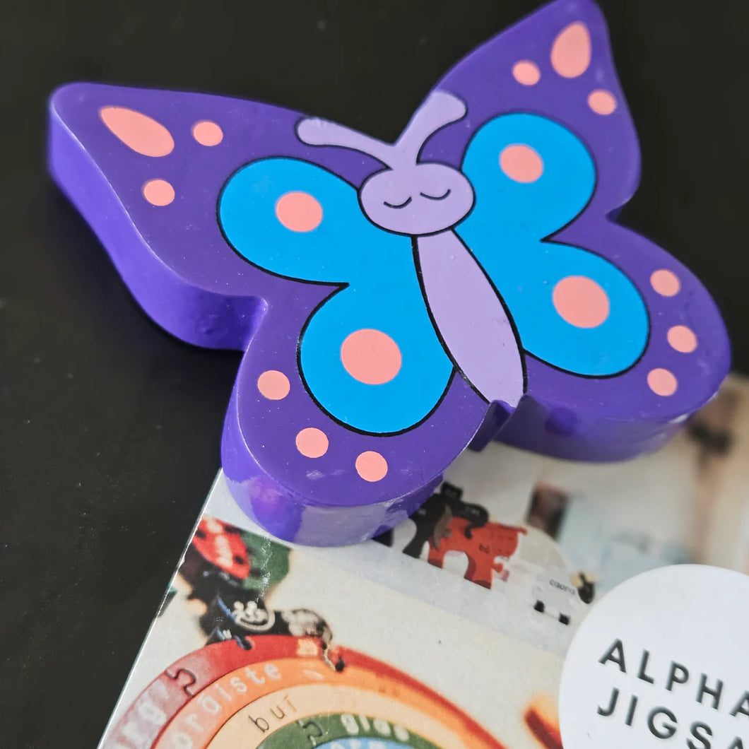 Butterfly Magnet - Alphabet Jigsaws