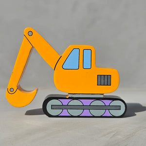 Digger Magnet - Alphabet Jigsaws