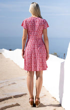 Load image into Gallery viewer, 7395- Red Print Dress - Marble