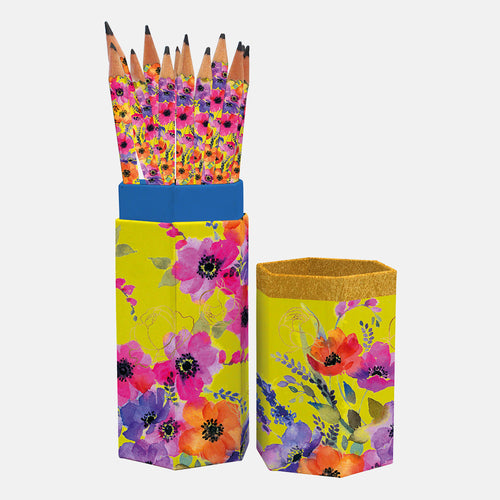 Pencil Set - Anemones