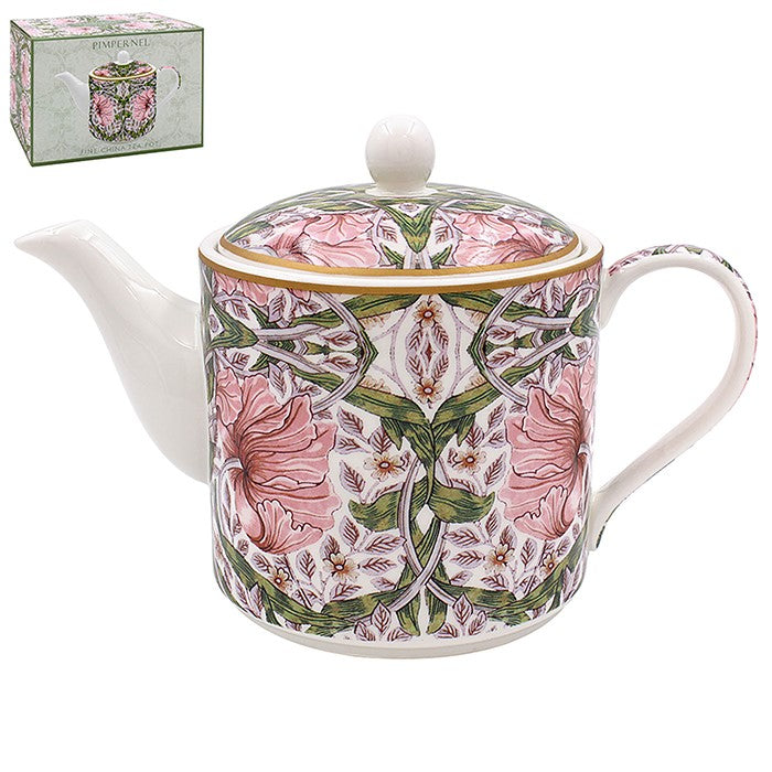 William Morris- New Pimpernel Fine China Tea Pot