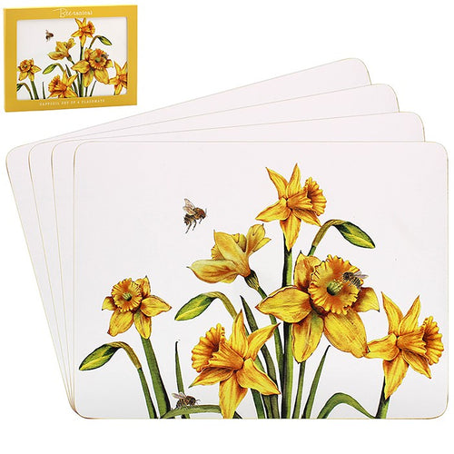 Bee-Tanical - Daffodil Placemat - Set of 4