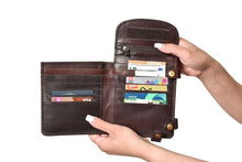 Load image into Gallery viewer, Security Purse Dark Brown - Tinnakeenly Leathers (Copy)