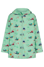 Load image into Gallery viewer, Ethan Jacket - Soft Green Tractor - Little Lighthouse