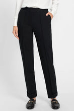 Load image into Gallery viewer, Black Casual Cropped Trouser - Olsen
