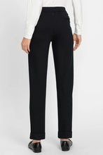 Load image into Gallery viewer, Black Casual Cropped Trouser - Olsen