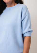 Load image into Gallery viewer, Short Sleeve Round Neck Knit - Deck
