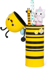 Load image into Gallery viewer, Legami 2 in 1 Soft Silicone Pencil Case Kawaii Bee