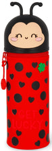 Load image into Gallery viewer, Legami 2 in 1 Soft Silicone Pencil Case Kawaii Ladybug