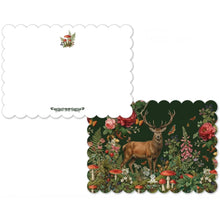 Load image into Gallery viewer, Forest Stag Scalloped Notelets - Appleberry Atelier