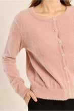Load image into Gallery viewer, Pink Pearl Button Cardigan - Molly Bracken