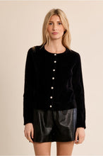 Load image into Gallery viewer, Black Pearl Button Cardigan - Molly Bracken