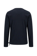 Load image into Gallery viewer, Navy &amp; Cream Print Sweatshirt - Soquesto