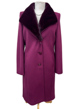 Load image into Gallery viewer, Long Wool Coat -Wine- Christina Felix