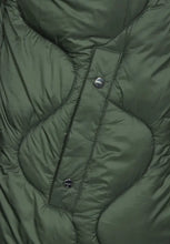 Load image into Gallery viewer, 201881-Long Padded Green Coat - Street One
