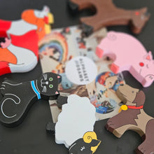 Load image into Gallery viewer, Wooden Magnetic Sheep Alphabet Jigsaws