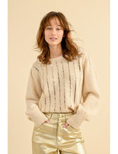 Load image into Gallery viewer, 1597 - Puff Sleeve Jumper - Cream - Molly Bracken