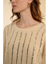 Load image into Gallery viewer, 1597 - Puff Sleeve Jumper - Cream - Molly Bracken