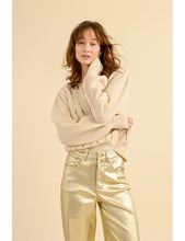 Load image into Gallery viewer, 1597 - Puff Sleeve Jumper - Cream - Molly Bracken