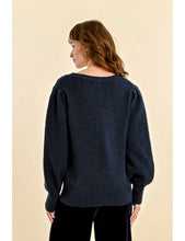 Load image into Gallery viewer, 1597 - Puff Sleeve Jumper - Navy - Molly Bracken