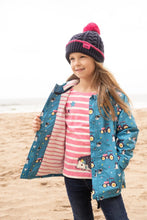 Load image into Gallery viewer, Freya Girls Coat Teal Farm- Little Lighthouse