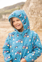 Load image into Gallery viewer, Freya Girls Coat Teal Farm- Little Lighthouse