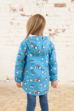 Load image into Gallery viewer, Freya Girls Coat Teal Farm- Little Lighthouse