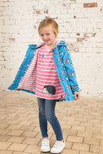 Load image into Gallery viewer, Freya Girls Coat Teal Farm- Little Lighthouse