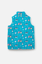 Load image into Gallery viewer, Alex Girls Gilet Teal Farm- Little Lighthouse