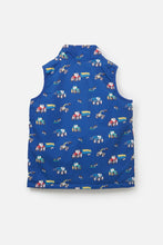 Load image into Gallery viewer, Alex Boys Gilet Navy Blue Tractor- Little Lighthouse