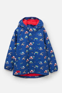 Finlay Boys Coat Navy Blue Tractor - Little Lighthouse