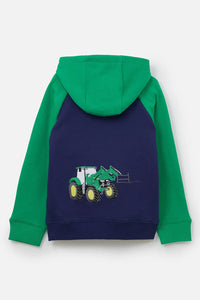 Jackson Full Zip Sweater Green Tractor - Little lighthouse