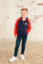 Load image into Gallery viewer, Jackson Full Zip Sweat Red Tractor - Little Lighthouse